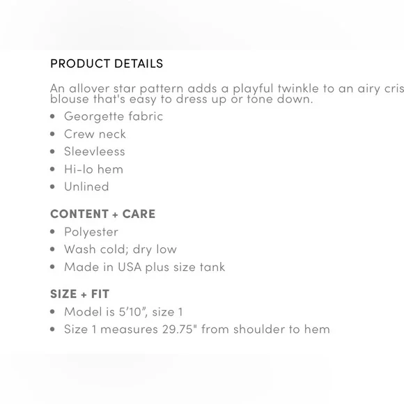 Torrid Black Star Hi-lo Tank - Picture 4 of 11